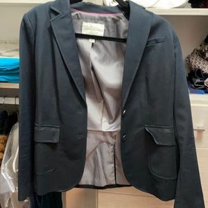 Banana republic black stretch blazer size 6